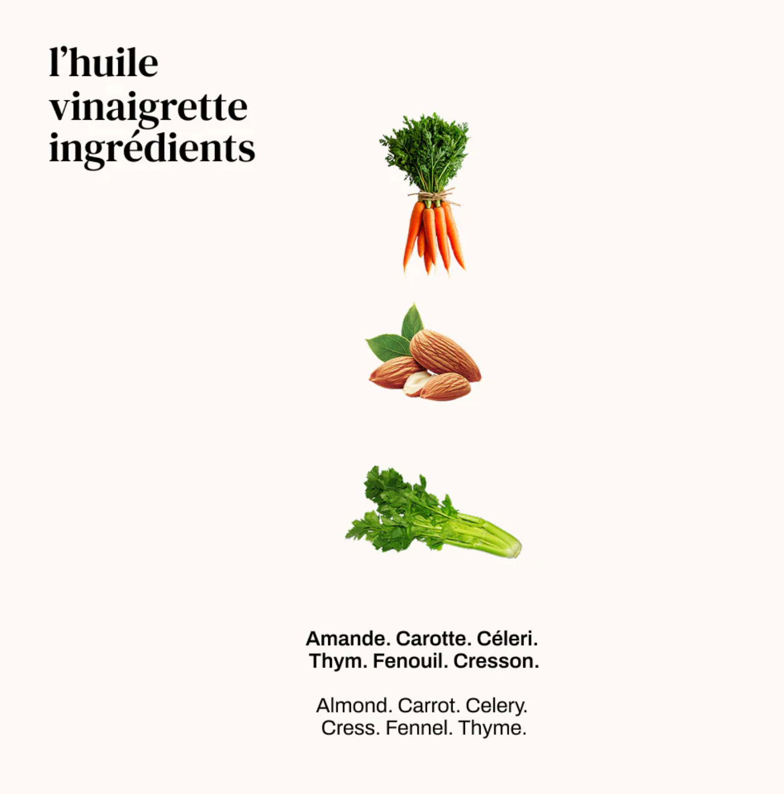 VERSATILE L'huile vinaigrette