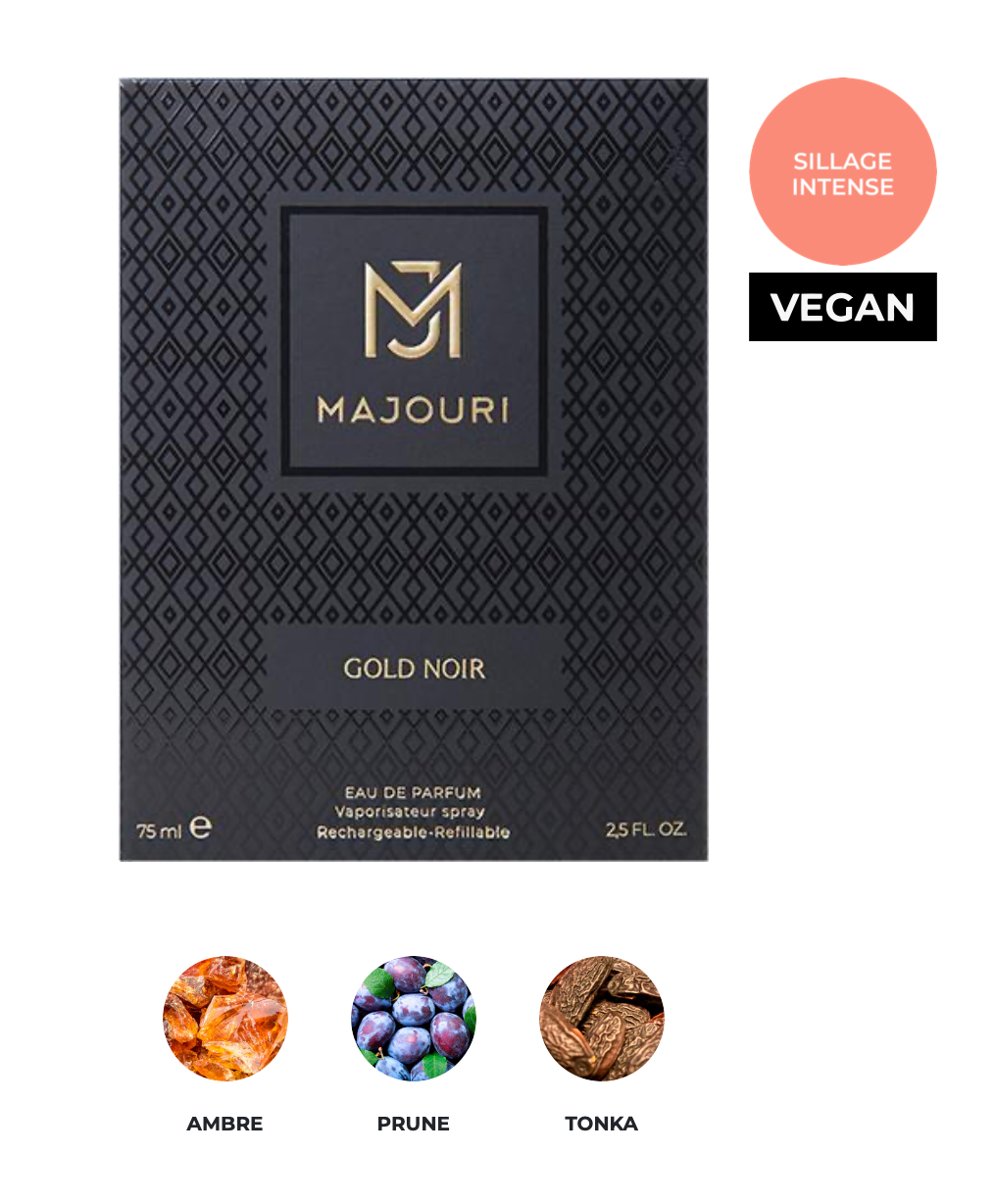 MAJOURI Gold Noir